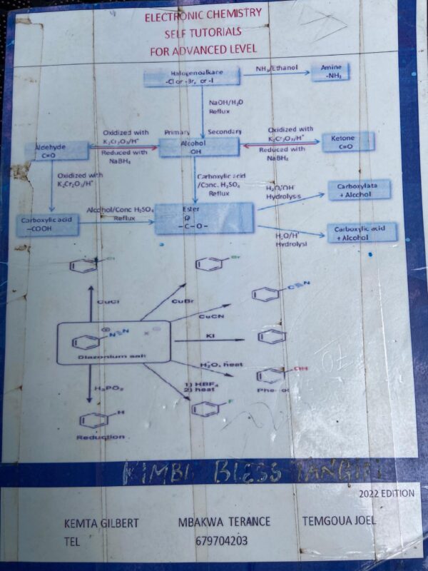 Electronic Chemistry and Safe Tutorials for Advanced Level by Kemta Gilbert (Fairly Used) e learning for africa