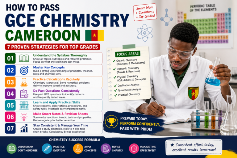 how to pass gce chemistry cameroon CHECMISTRY PAST QUESTIONS PDF