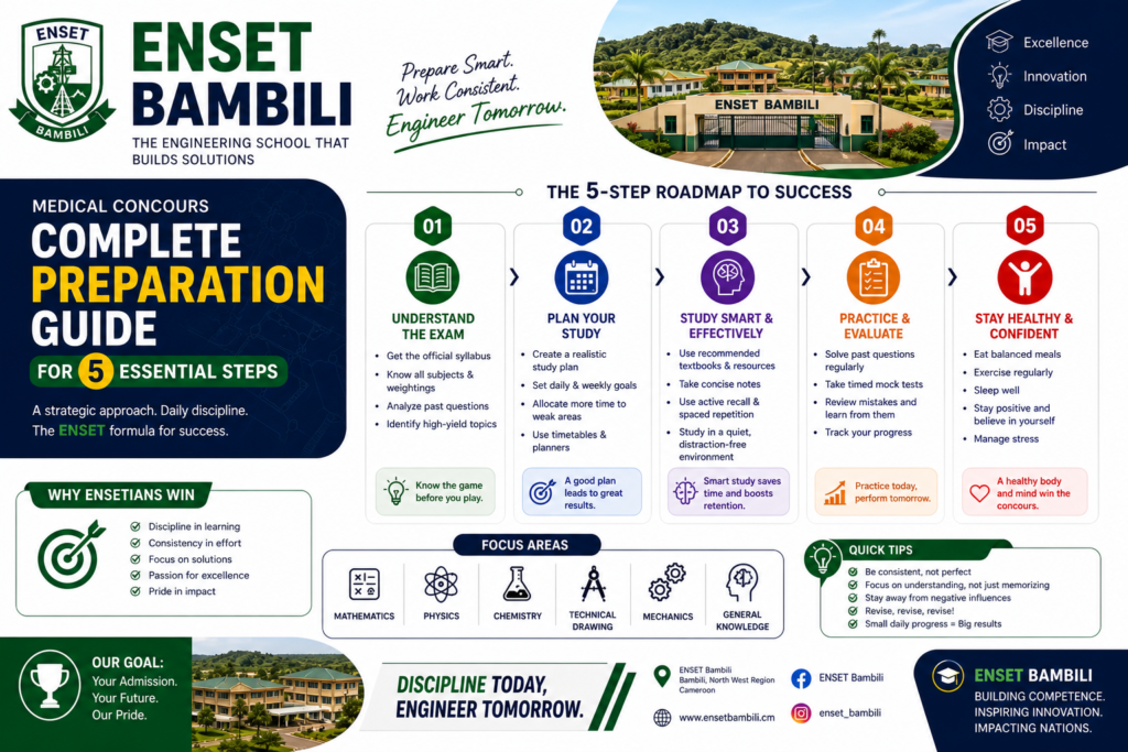 ENSET Bambili Concours Preparation: The Complete Guide for 2026 & Beyound
