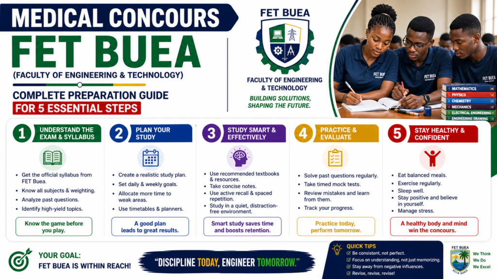 fet buea concours preparation guide past questions faculty engineering technology university buea