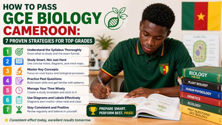 how to pass gce biology cameroon