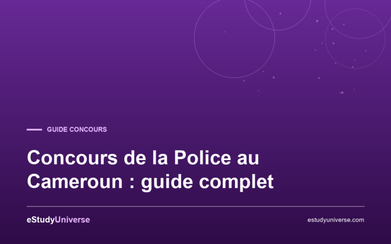 Concours de la Police au Cameroun : guide complet