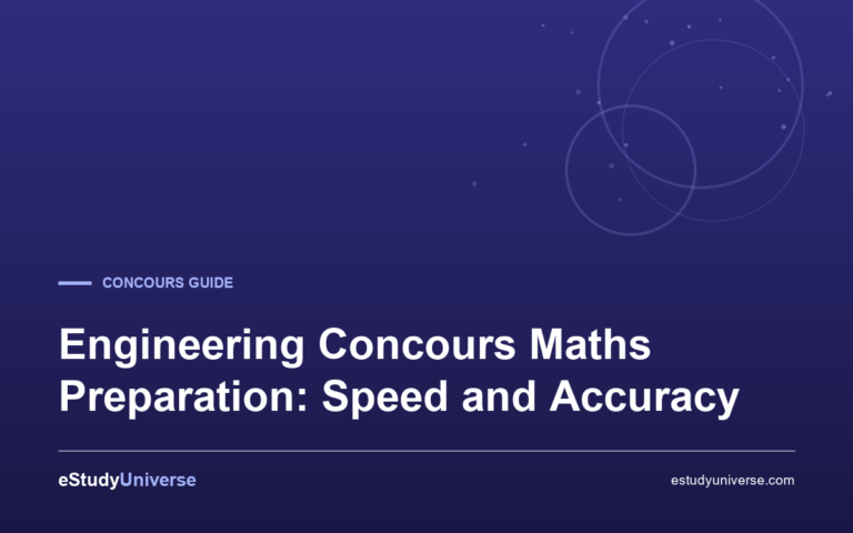 Engineering Concours Maths Preparation: Speed and Accuracy