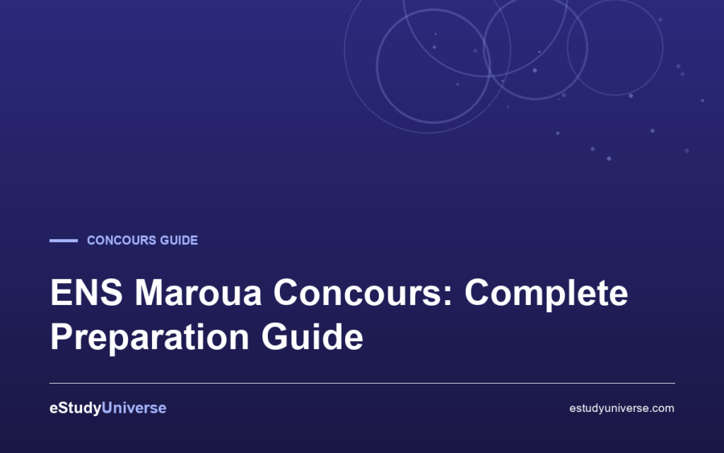ENS Maroua Concours: Complete Preparation Guide 50 ENS Maroua Concours: Complete Preparation Guide