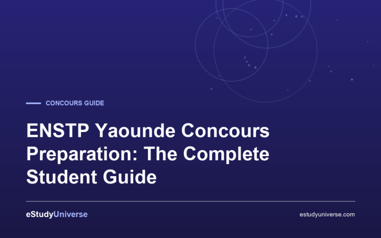 ENSTP Yaounde Concours Preparation: The Complete Student Guide