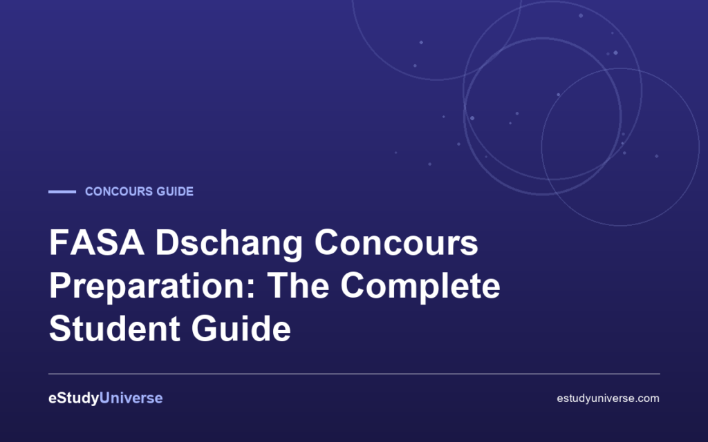 FASA Dschang Concours Preparation: The Complete Student Guide