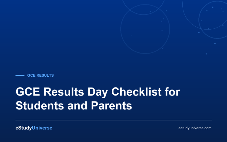 GCE Results Day Checklist for Students and Parents