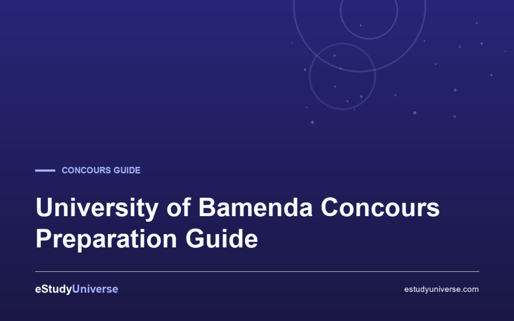 University of Bamenda Concours Preparation Guide 36 University of Bamenda Concours Preparation Guide