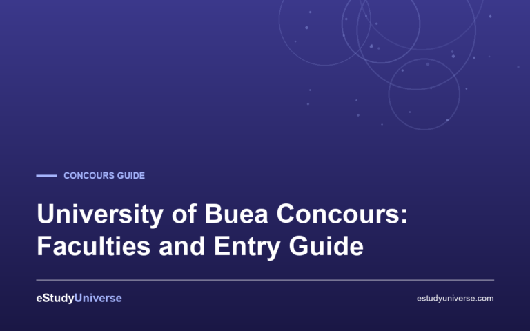 University of Buea Concours: Faculties and Entry Guide